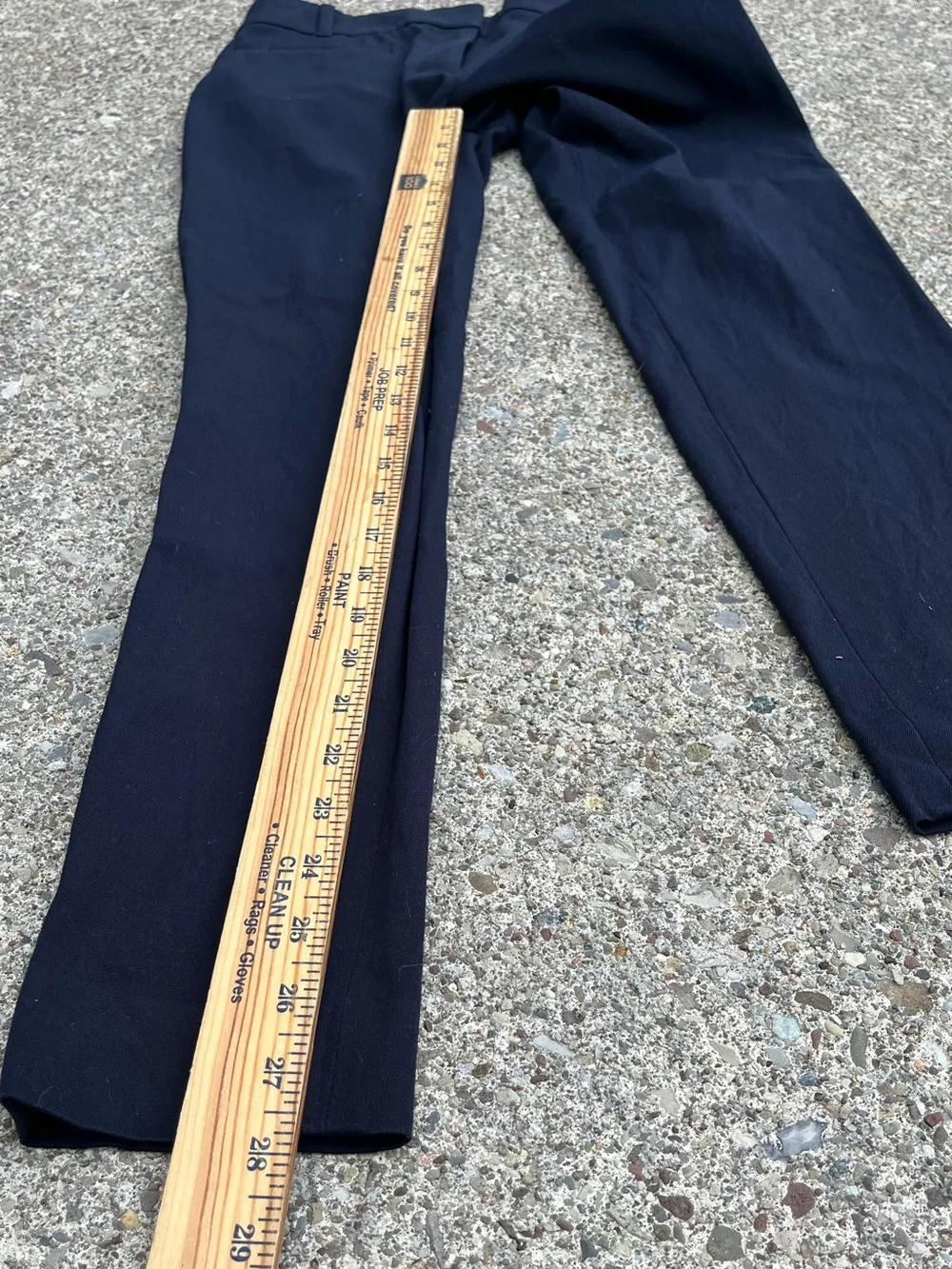 J. Crew Navy Straight-Leg Women's pants.